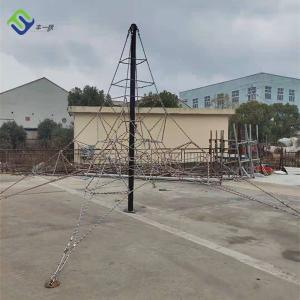 Pyramid Playset Custom Climbing Net 8x8x6m For Playground Equipments