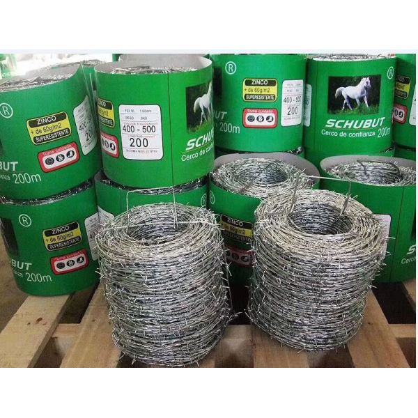 Woven Security System Metal Security Mesh Barbed Wire Steel Material For Fencing