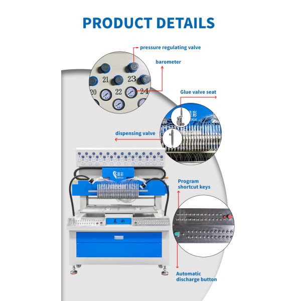 Automatic 24 Colors PVC Patch Machine Silicone Keychain Bracelet Making Machine