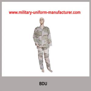 China Military Desert Camouflage Battle Dress Uniform for Army Wear factory