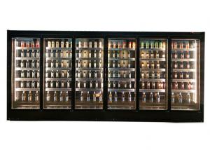 China Fashion Design Multideck Glass Door Display Refrigerator For Beverage With LED Light on sale