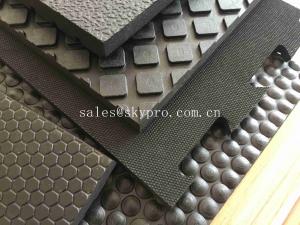 China Interlocking 16mm Cubicle Cow Mattress Nylon Cloth Insertion Non-slip Mat Stall Rubber Floor Mats on sale