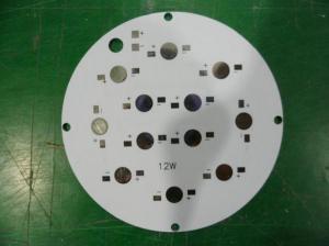 6OZ 12W Round LED Street Light PCB Double Sided Printed Circuit Board For LED Lights