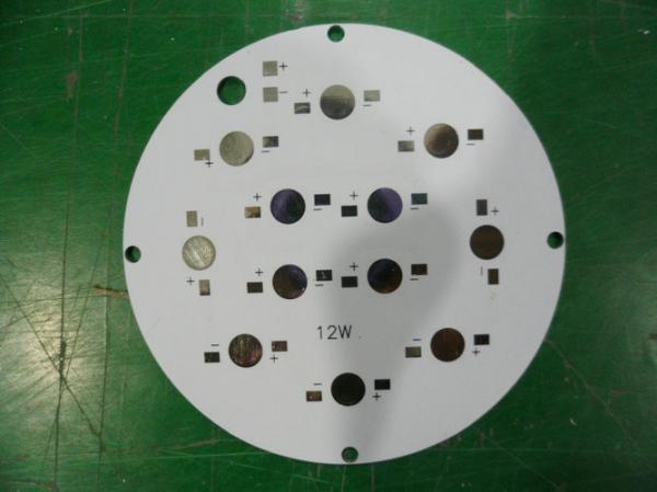 China 6OZ 12W Round LED Street Light PCB Double Sided Printed Circuit Board For LED Lights factory