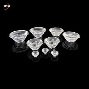 China Double Convex LED Optical Lenses Transparent 35mm PMMA PC Material factory