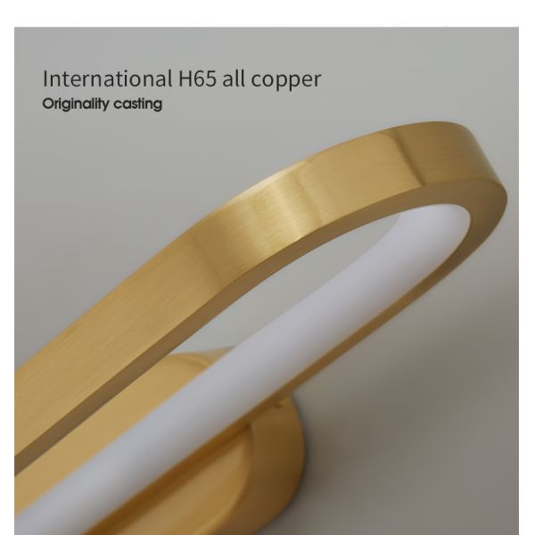 LED Wall Lamp Bedroom Bedside Lights Living room Golden Brass minimalist wall lamp（WH-OR-128)