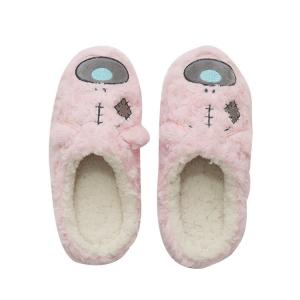 China Ladies Girls Warm Non Slide Winter Indoor Slippers House Shoes Fleece Home Slides factory