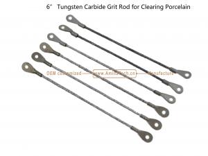 China 6Tungsten Carbide Grit Rod for Clearing Porcelain,Cutting Tiles factory