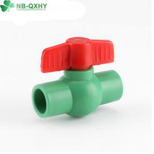 China Round Cross-Section Shape PPR Pipe Valve and Fitting Set for Plastic Pipe System factory