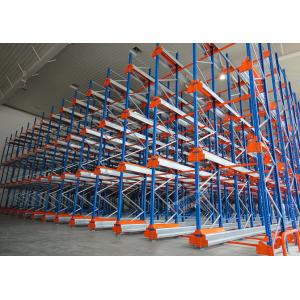 China Semi Automatic Heavy Duty Storage Racks 50 Pallets Deep Shuttle Storage System factory