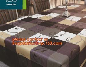 China PVC European style square table cloth waterproof Oilproof non wash plastic pad plus velvet anti hot coffee tablecloth on sale