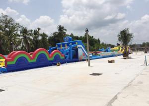China Giant Long Obstacle Course Workout , Outdoor Obstacle Course For Rent Business on sale