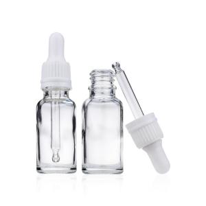 Buy cheap 20ml Wholesale Clear Glass Dropper Bottles-Essential Oil Makeup Cosmetic from wholesalers