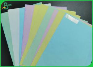 China Multi-Colored 50gsm To 55gsm Coated Carbonless Copier Paper Reams packing on sale