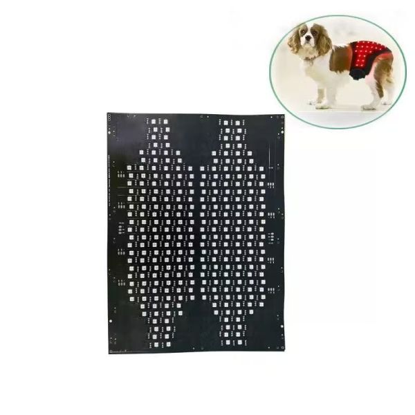 Red infrared physiotherapy circuit board Medical grade flexible printed circuit Bending resistant LED physiotherapy belt FPC soft light board