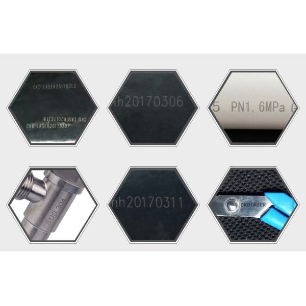 Small Size Handheld Rotary Marking Machine For Rings With Air Cooling System