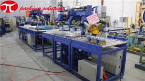 China GW300 Horizontal PLC Control Bearing Stretch Wrapping Machine With Conveyor 3m/Min on sale
