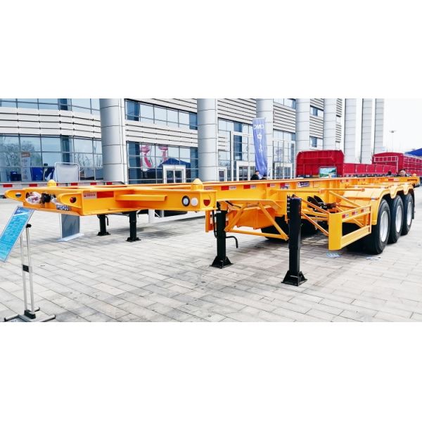 CIMC Comtainer Chassis Trailer | 40/60/80T Loading Container Chassis 20/40ft Skeletal Semi Trailer for Sale