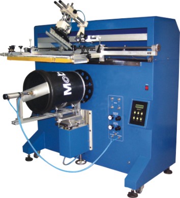 220V 50Hz Semi Automatic Screen Printing Machine For Cylindrical Buckets