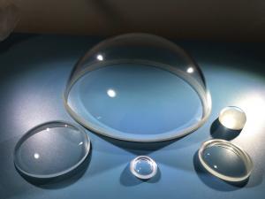 China Polished Synthetic Sapphire Optical Windows Glass Quartz / BK7 Dome Lens on sale