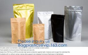 China Biodegradable Moistureproof Kraft Aluminized Foil Flat Bottom Standup Square Bottom Coffee Bean Packaging Bag factory