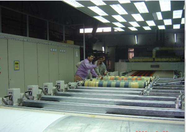 China Squeeze Type Rotary Screen Printing Textiles Machine , Fabric Screen Printing Machine  factory