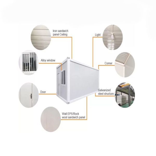 Foldable Modular Home Prefab Mobile Living Container House with Online Technical Support