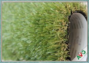 China Field Green / Apple Green Garden Artificial Grass With Soft Feeling Waterproof factory