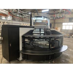 Double Jersey Open Width Round Machine Knit Weave Plaid With Take Down System