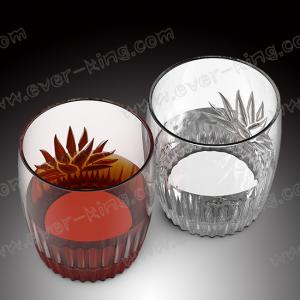 China 2OZ Custom Round Colored Clear Glass Cup Shot Glass factory