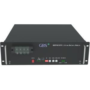 China 3U Cabnet Rechargeable Lifepo4 Battery Module 48V100Ah (16S)For Telecommunication factory