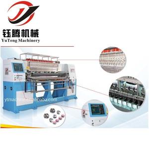 China 4KW Customized Computerized Quilting Embroidery Machine Multi Needles factory