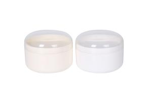 China Capacity 120 G Talcum Powder White Cream Jar With Sifter factory