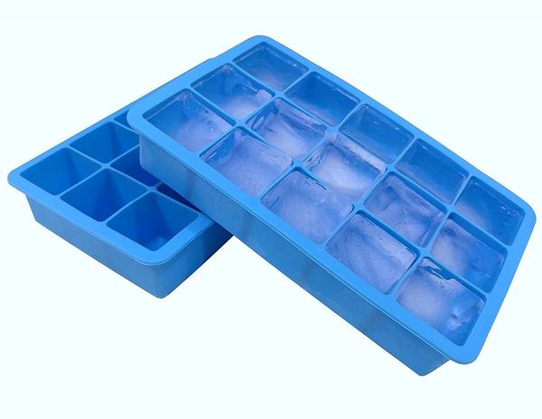 China Fancy 15 Cavity Silicone Chocolate Molds , Easy Make Large Square Ice Cube Tray factory