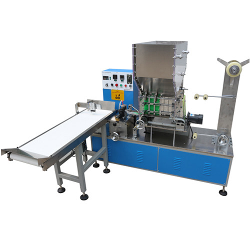 Single Individual Paper Straw Packing Machine 3 Sides Sealing Cold Pressing