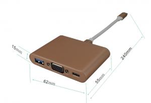 China Type-C 3.0/3.1 adapter hub  for Apple MacBook 12-inch USB-C VGA Converter HDMI factory