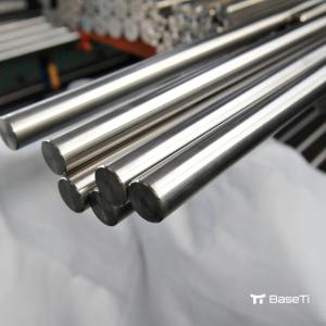 China Medical Titanium Round Bar Solid Titanium Rod ASTM F136 ASTM F1295 For Orthopedic Implants on sale