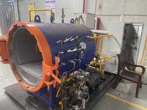 China Horizontal High Pressure Composite Autoclave Pressure Vessel Of Aircraft Making factory