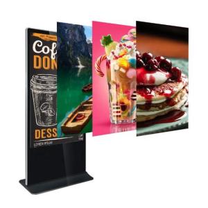 China Double Sides Indoor Portable LCD Information Kiosk LCD Poster Display With Wifi Control on sale