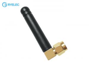 China Gsm 868m 900m 915mhz Stubby Antenna 2dbi Right Angle Sma Male Aerial on sale