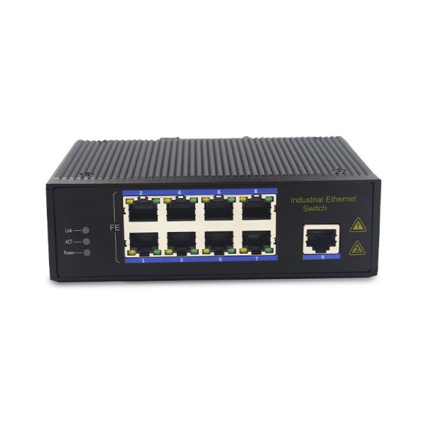 10/100M 9xRJ45 UTP port unmanaged industrial ethernet switch for IP Cameras