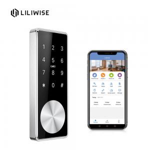 China Digital Wireless Apartment  Door Locks WiFi Door Lock Bluetooth APP Combination Electronic Lock Without Handle on sale