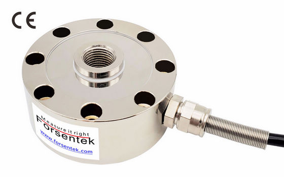 M16 Threaded Pancake Load Cell 2.2klb 1.1klb 660lb Compression Force Transducer