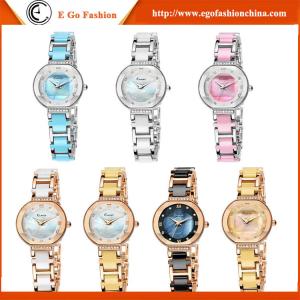 China KM13 7 Colors Available Stainless Steel Watch Luxury Dress Watch Ladies Woman Watch New factory