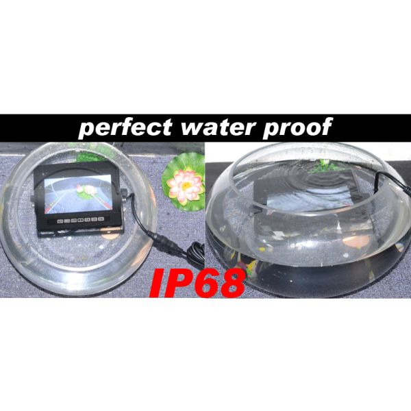 Waterproof Rear View Mirror Monitor With Backup Camera , Bus Surveillance Systems